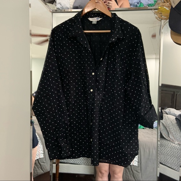 Old Navy Tops - Old Navy - Polkadot Buttondown